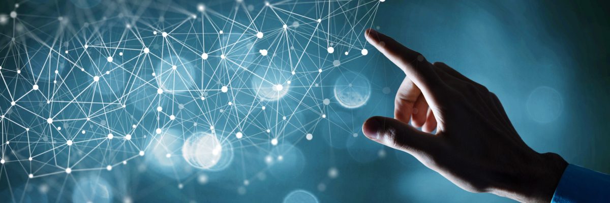 Global network connection concept, abstract concept