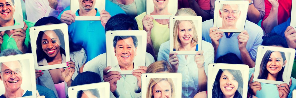 Diversity of Casual People Communication Technology Concept