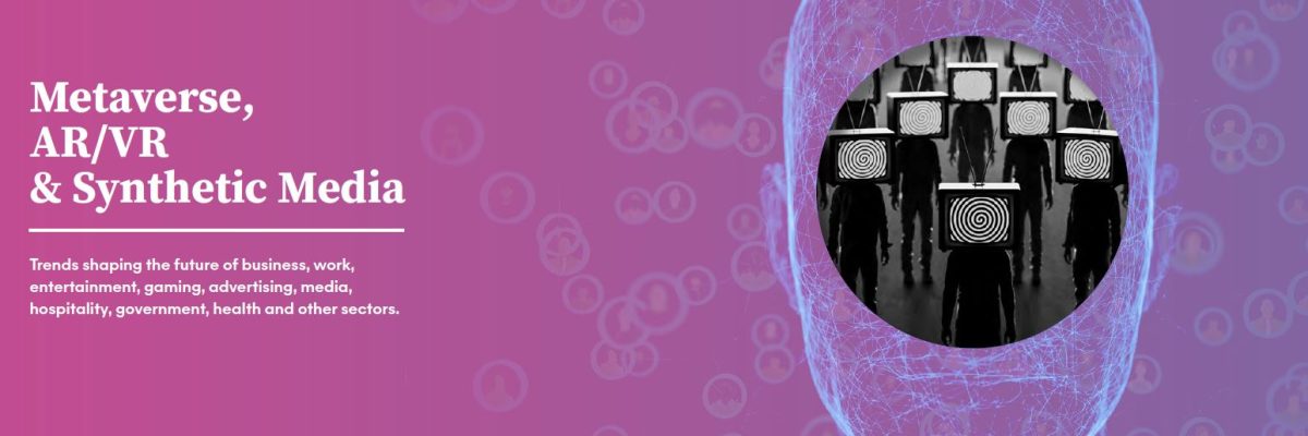 Header - As apostas da futurista Amy Webb para o metaverso e satélites da órbita digital