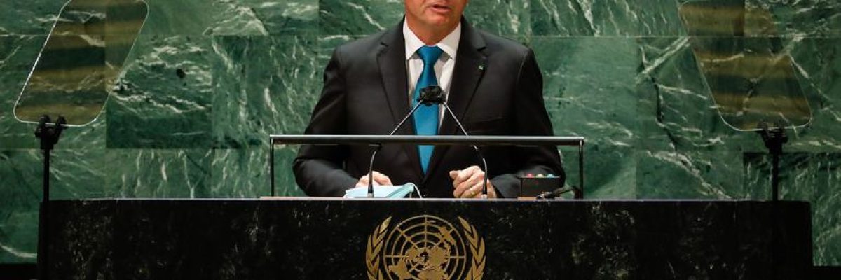 (Nova Iorque - EUA, 21/09/2021) Discurso do Presidente da República Jair Bolsonaro.
Foto: Alan Santos/PR